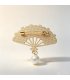 XSB300 - Chinese Style Oil-painted Fan Brooch